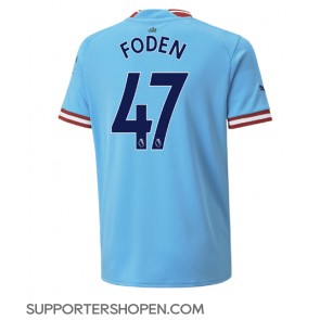 Manchester City Phil Foden #47 Hemma Matchtröja 2022-23 Kortärmad